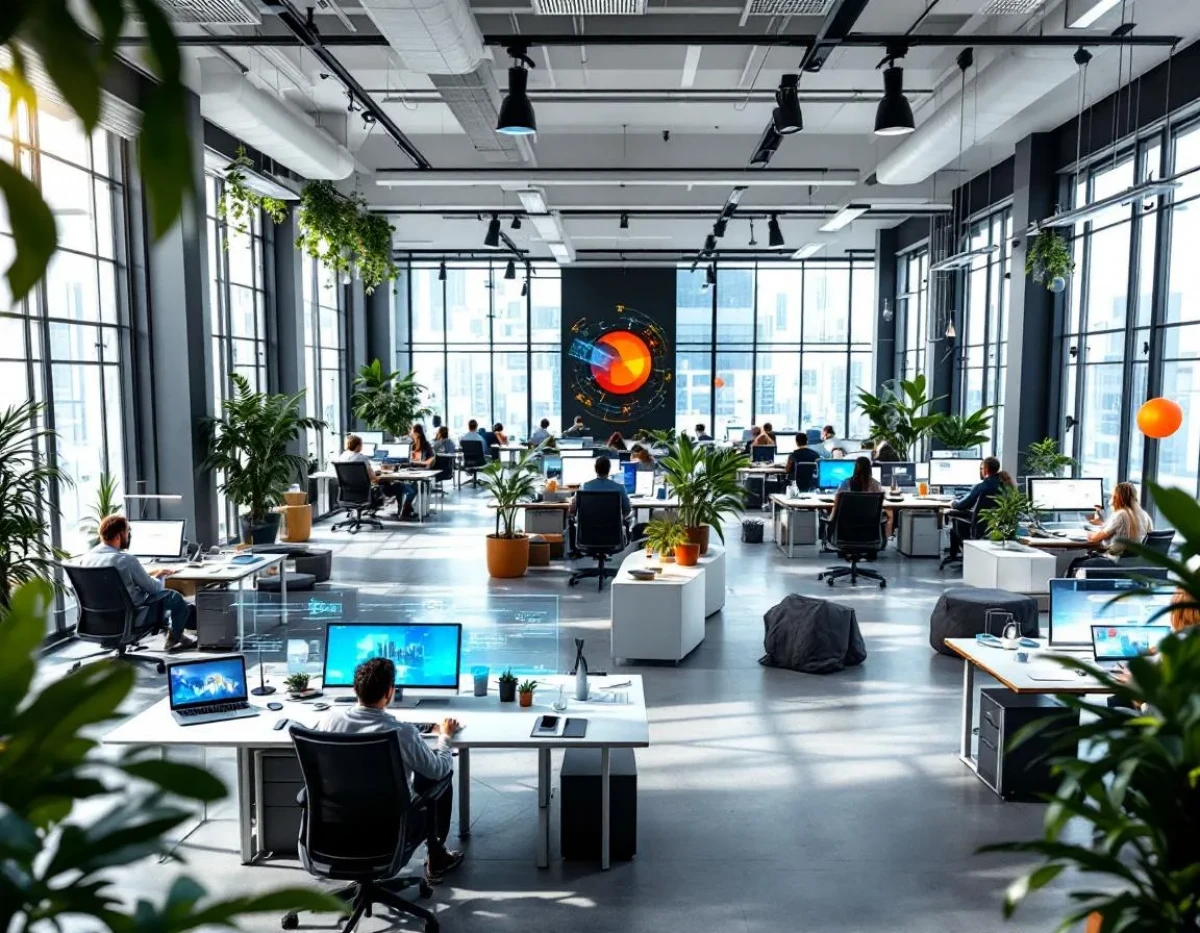 La transformation des espaces de travail : quand l'aménagement de bureau propulse l'innovation technologique